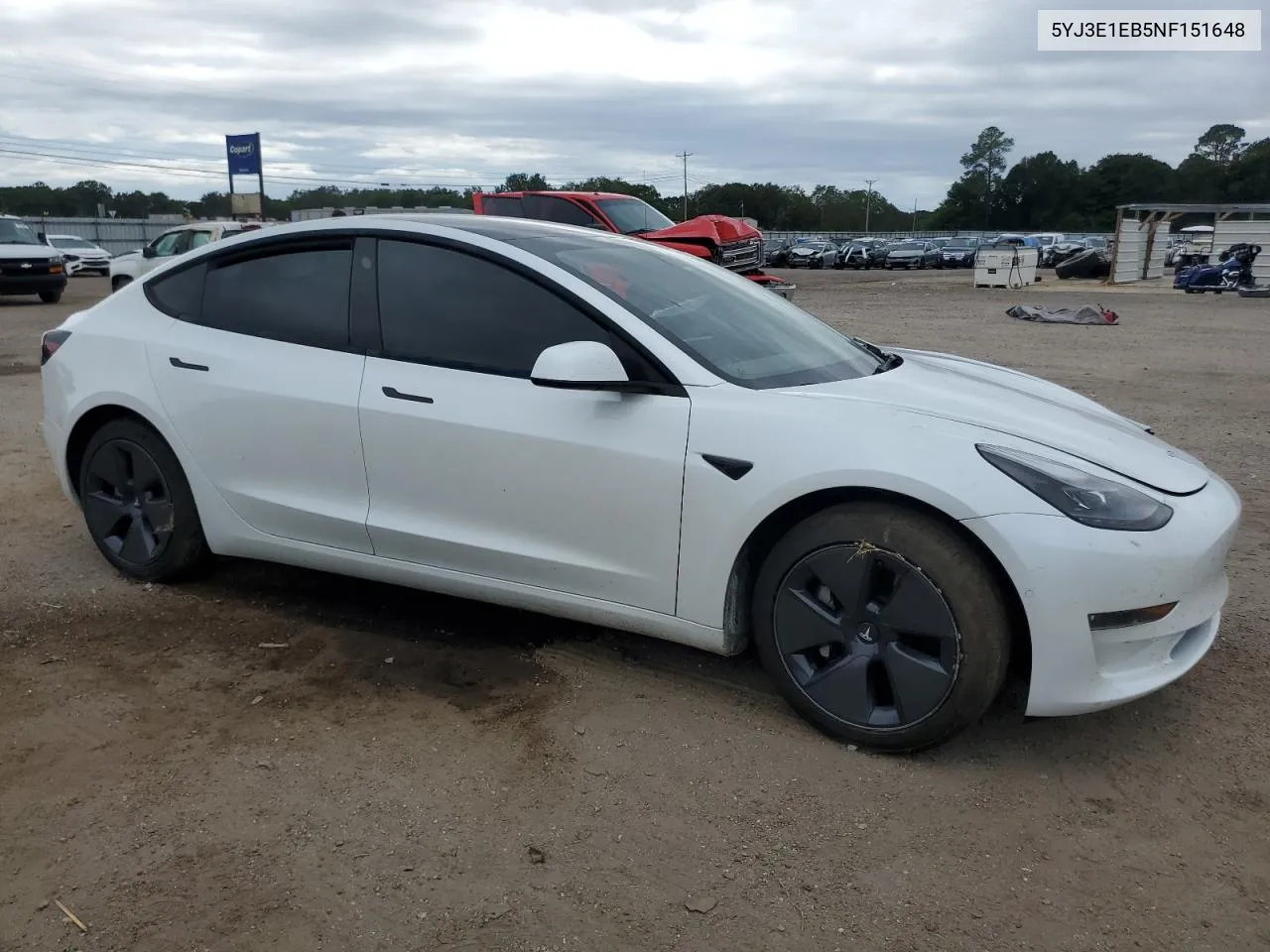 5YJ3E1EB5NF151648 2022 Tesla Model 3