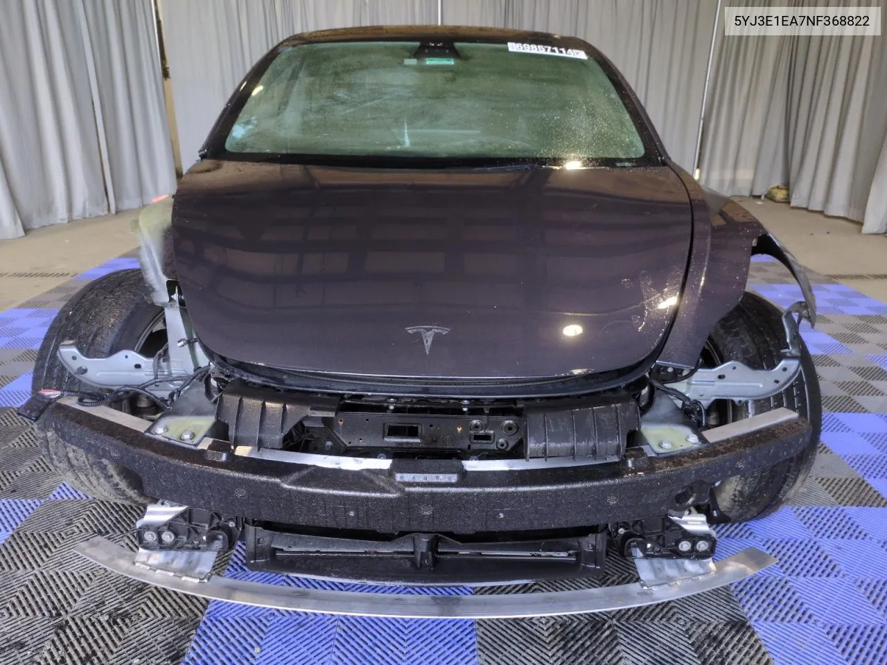 5YJ3E1EA7NF368822 2022 Tesla Model 3