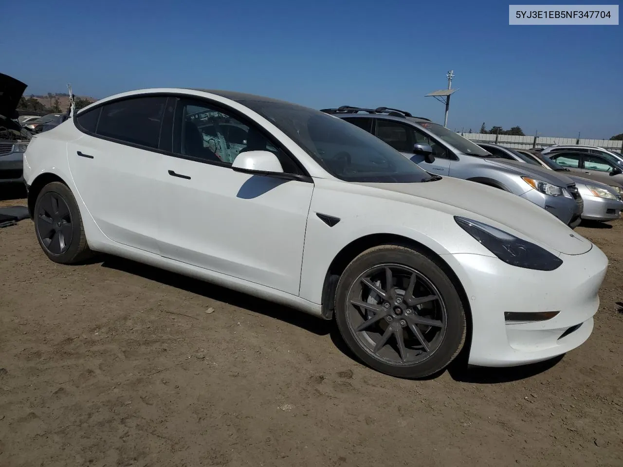 5YJ3E1EB5NF347704 2022 Tesla Model 3