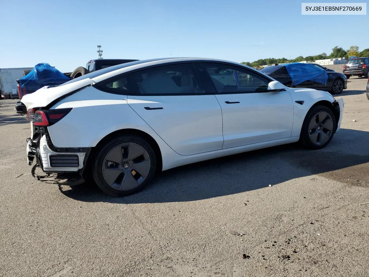 5YJ3E1EB5NF270669 2022 Tesla Model 3