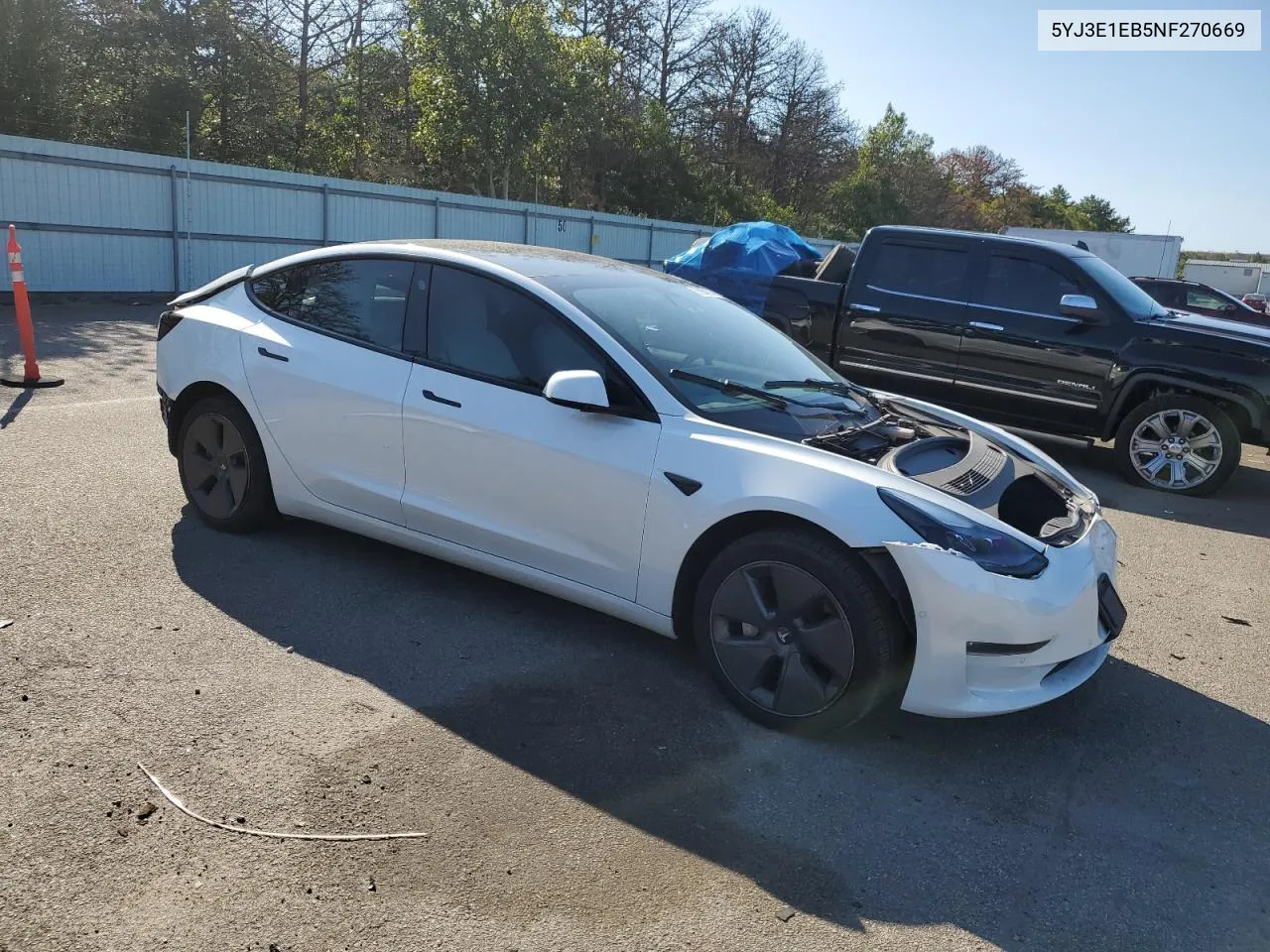 5YJ3E1EB5NF270669 2022 Tesla Model 3