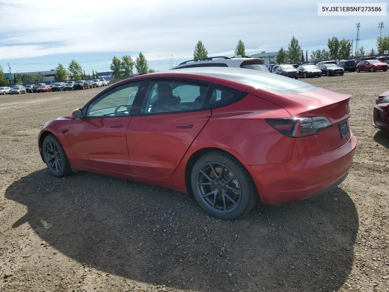 2022 Tesla Model 3 VIN: 5YJ3E1EB5NF273586 Lot: 69926634