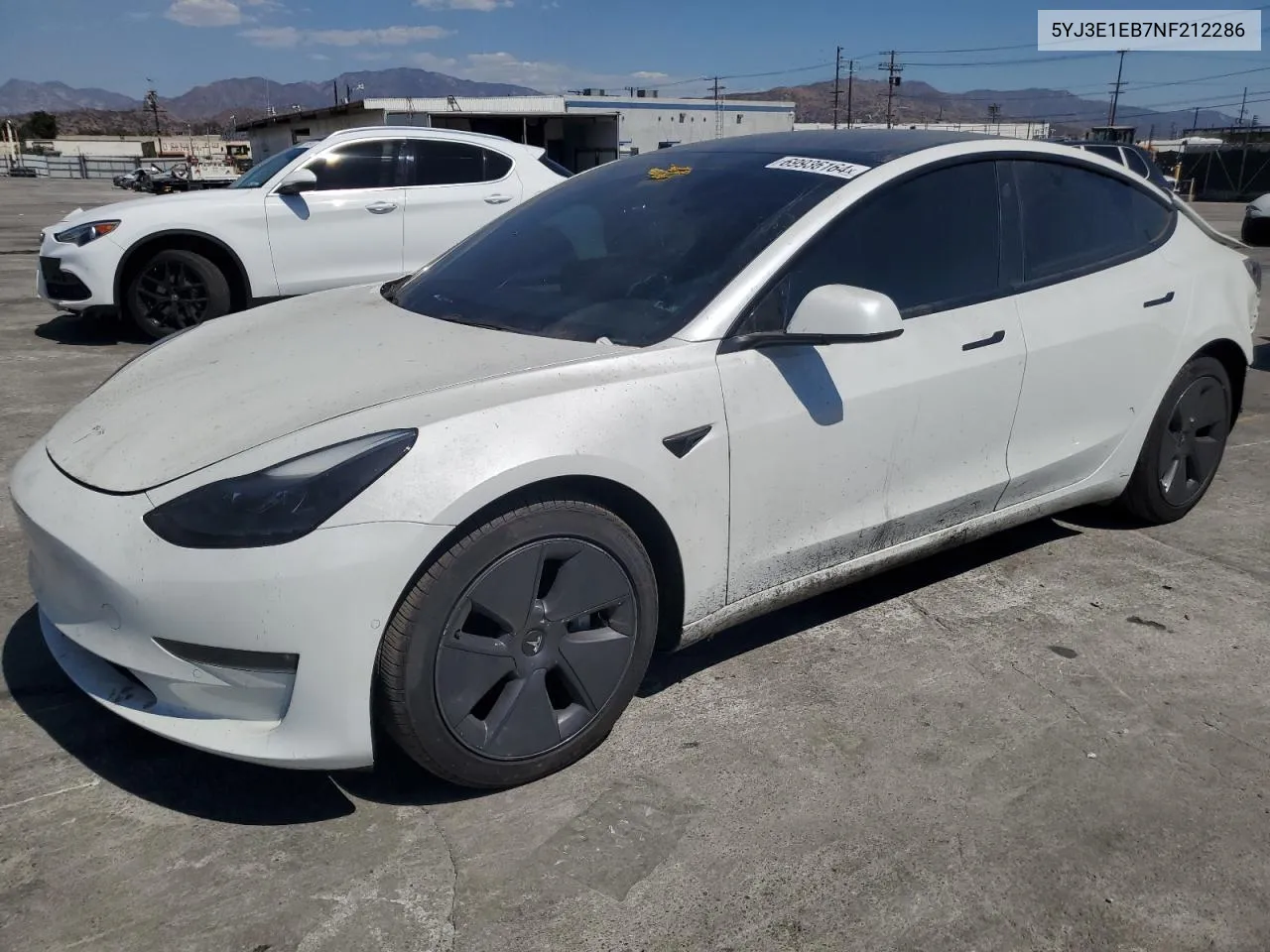 5YJ3E1EB7NF212286 2022 Tesla Model 3