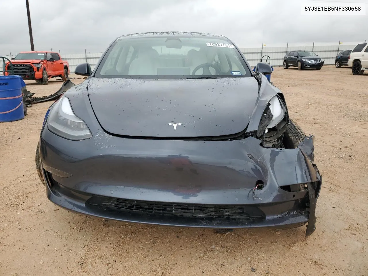 5YJ3E1EB5NF330658 2022 Tesla Model 3