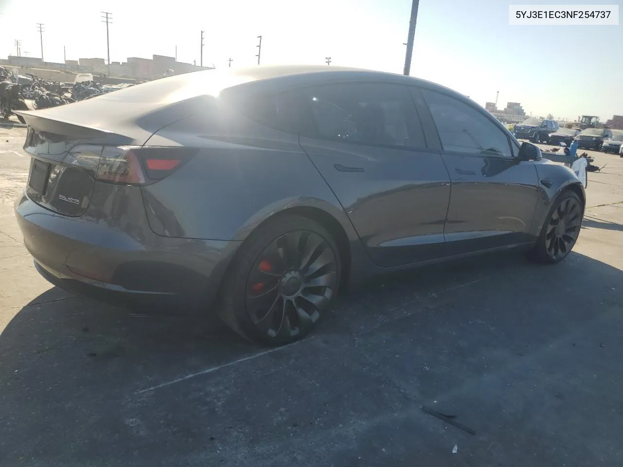 5YJ3E1EC3NF254737 2022 Tesla Model 3