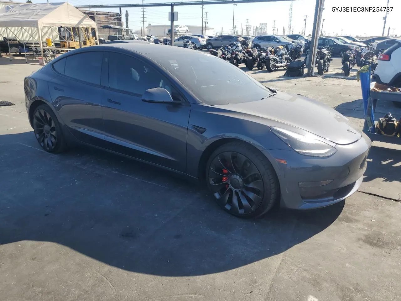 2022 Tesla Model 3 VIN: 5YJ3E1EC3NF254737 Lot: 70050064