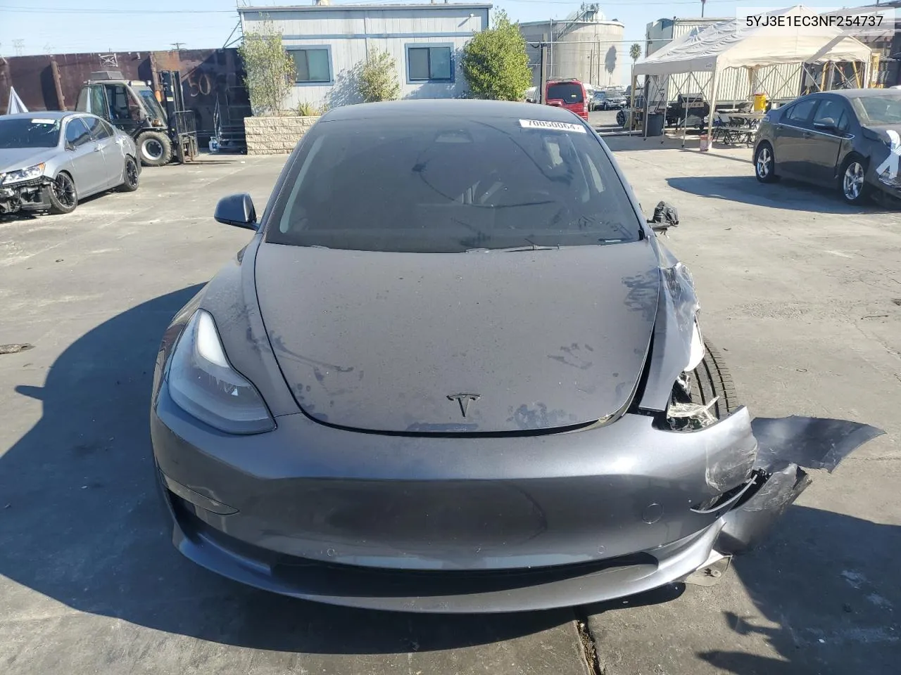 5YJ3E1EC3NF254737 2022 Tesla Model 3