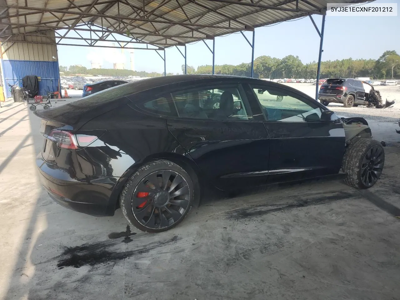 2022 Tesla Model 3 VIN: 5YJ3E1ECXNF201212 Lot: 70266274