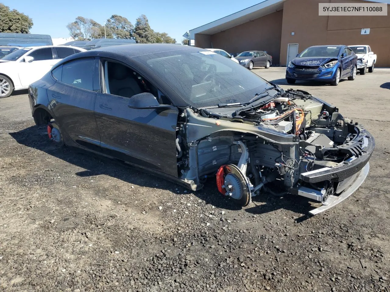 5YJ3E1EC7NF110088 2022 Tesla Model 3