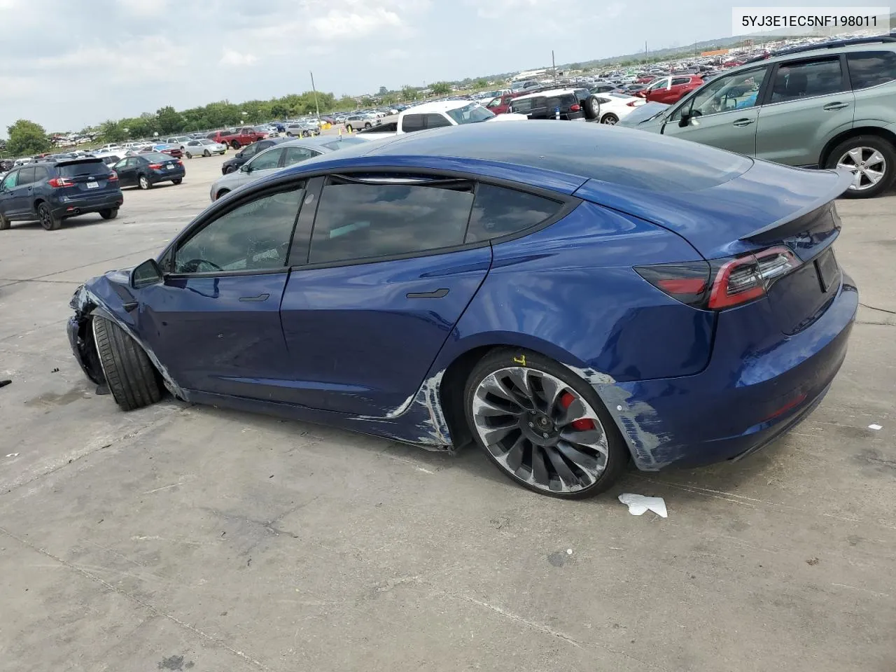 5YJ3E1EC5NF198011 2022 Tesla Model 3