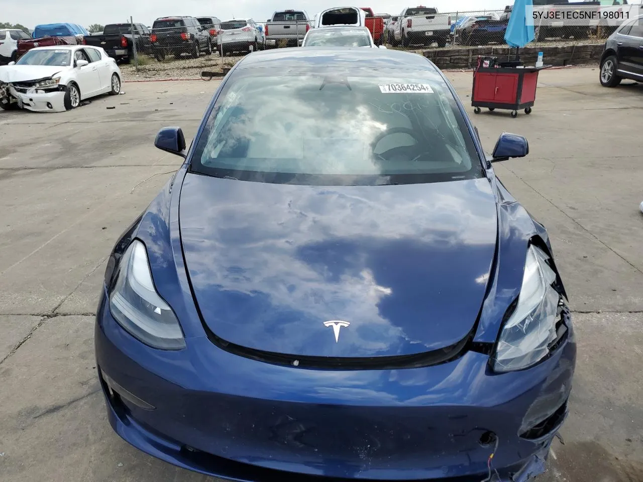 5YJ3E1EC5NF198011 2022 Tesla Model 3