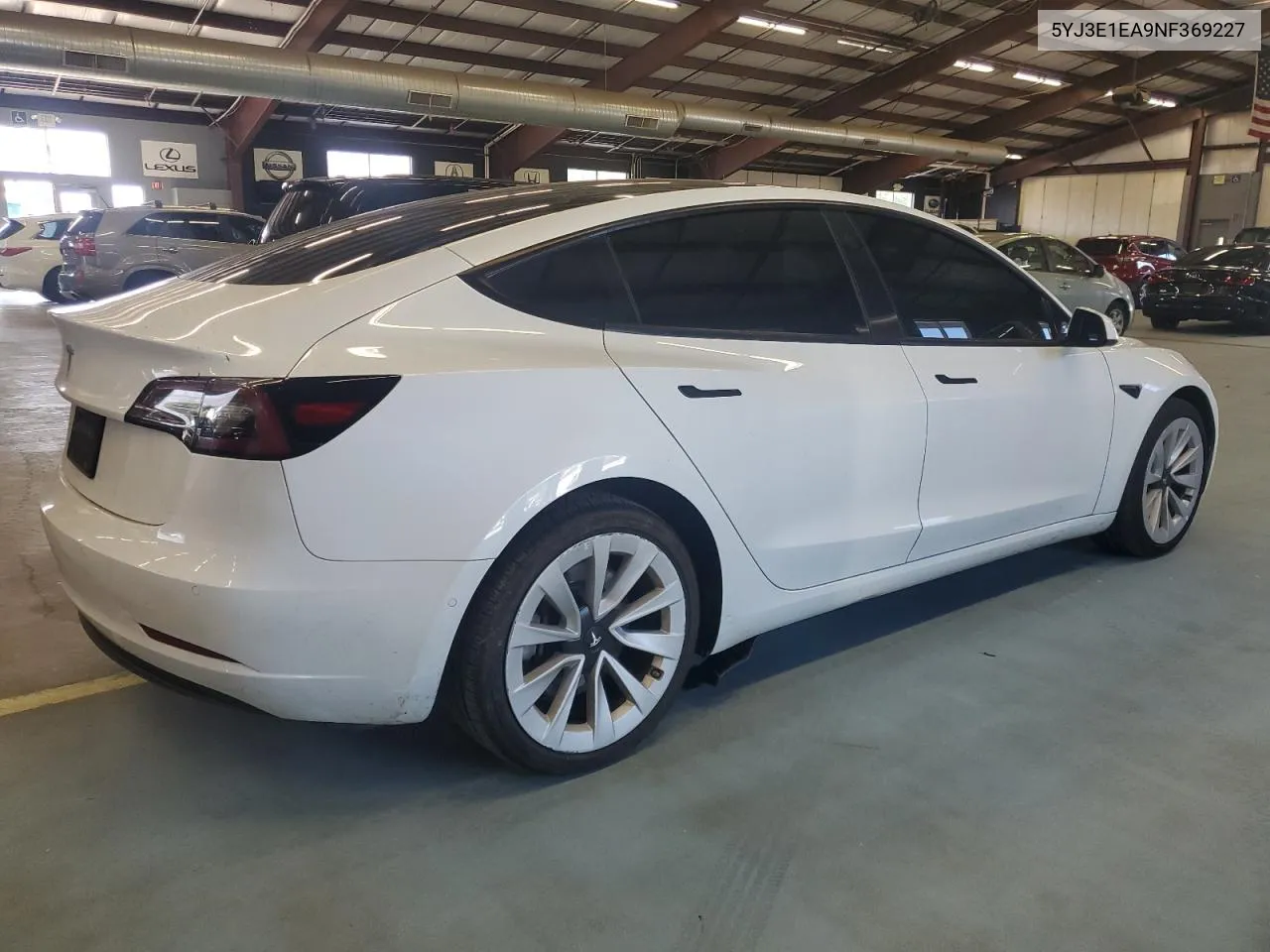 2022 Tesla Model 3 VIN: 5YJ3E1EA9NF369227 Lot: 70380974