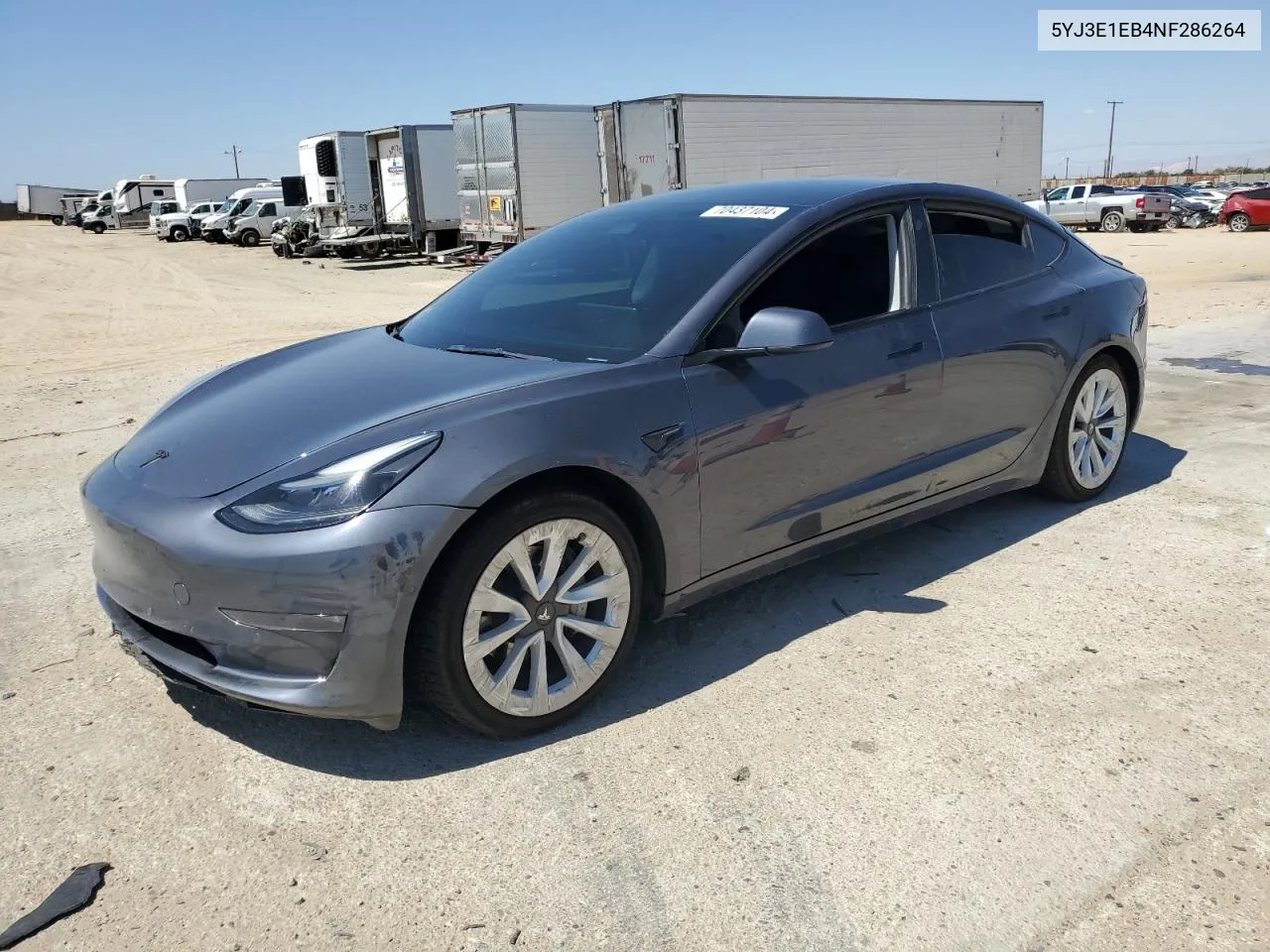 5YJ3E1EB4NF286264 2022 Tesla Model 3