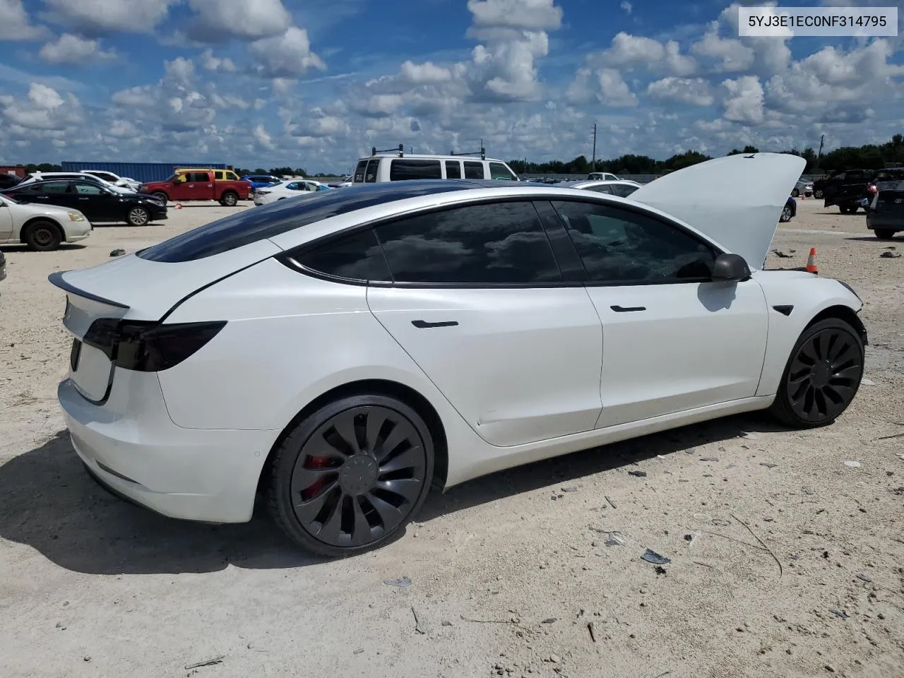 5YJ3E1EC0NF314795 2022 Tesla Model 3