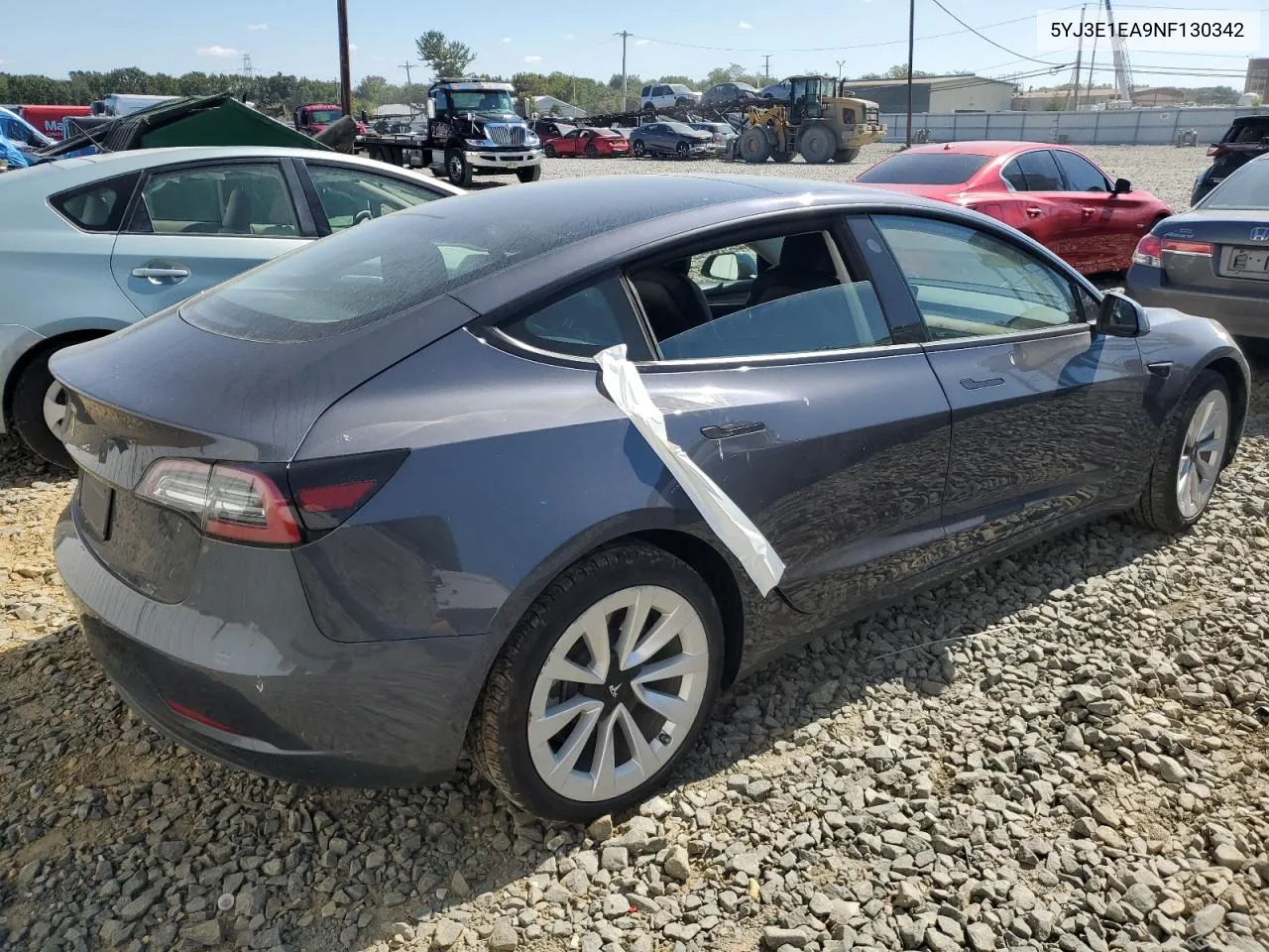 2022 Tesla Model 3 VIN: 5YJ3E1EA9NF130342 Lot: 70500374