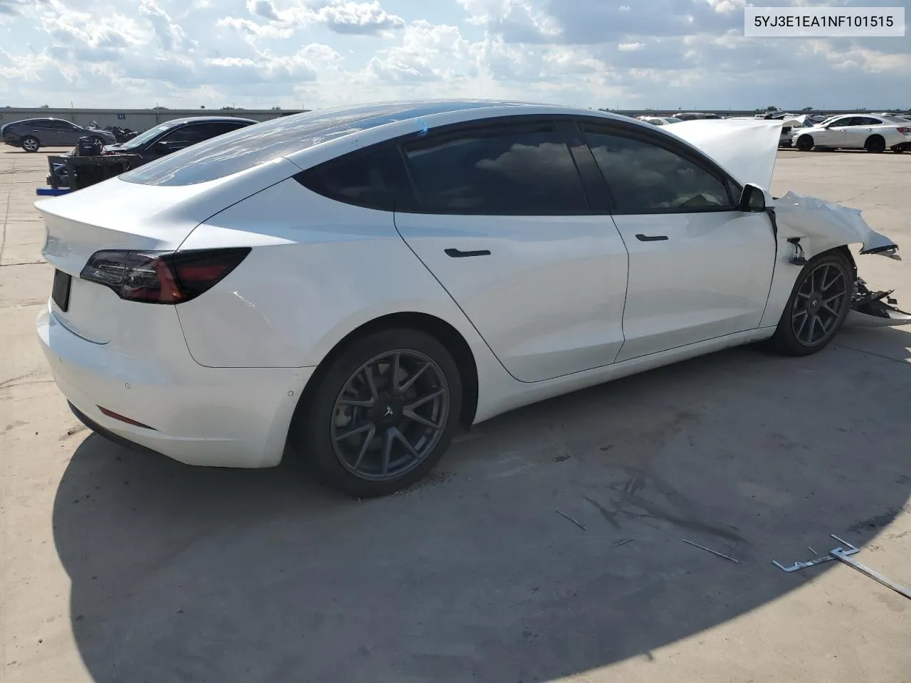 2022 Tesla Model 3 VIN: 5YJ3E1EA1NF101515 Lot: 70669754