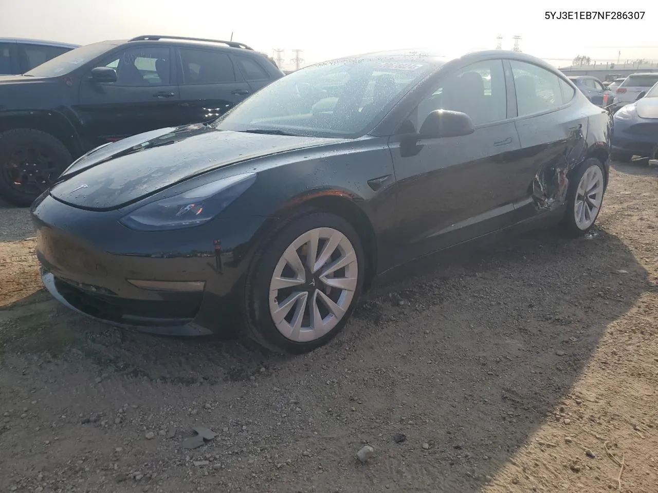 5YJ3E1EB7NF286307 2022 Tesla Model 3