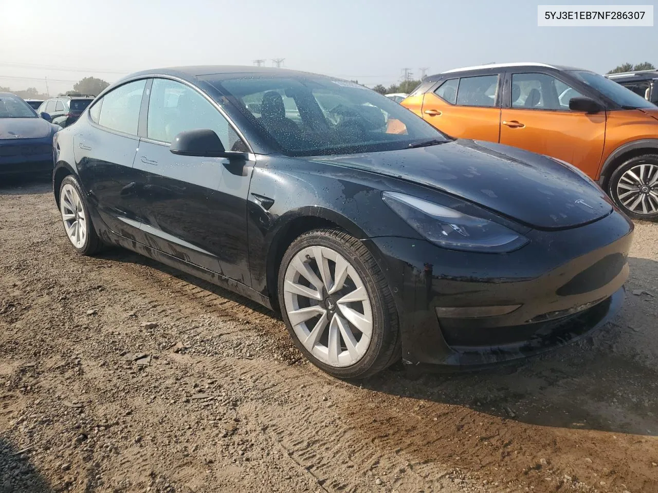 5YJ3E1EB7NF286307 2022 Tesla Model 3