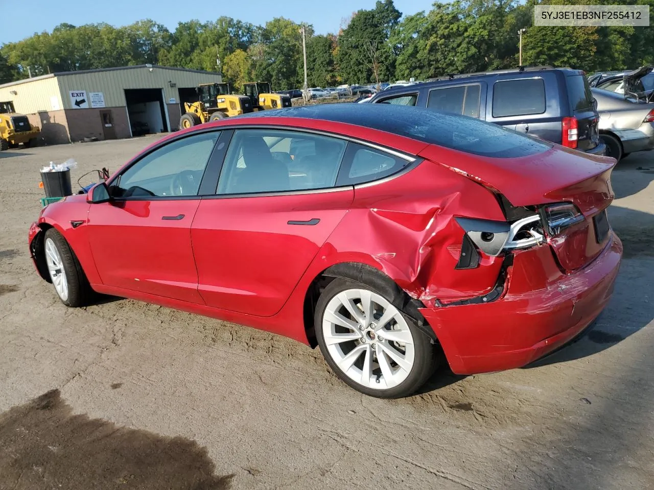 5YJ3E1EB3NF255412 2022 Tesla Model 3