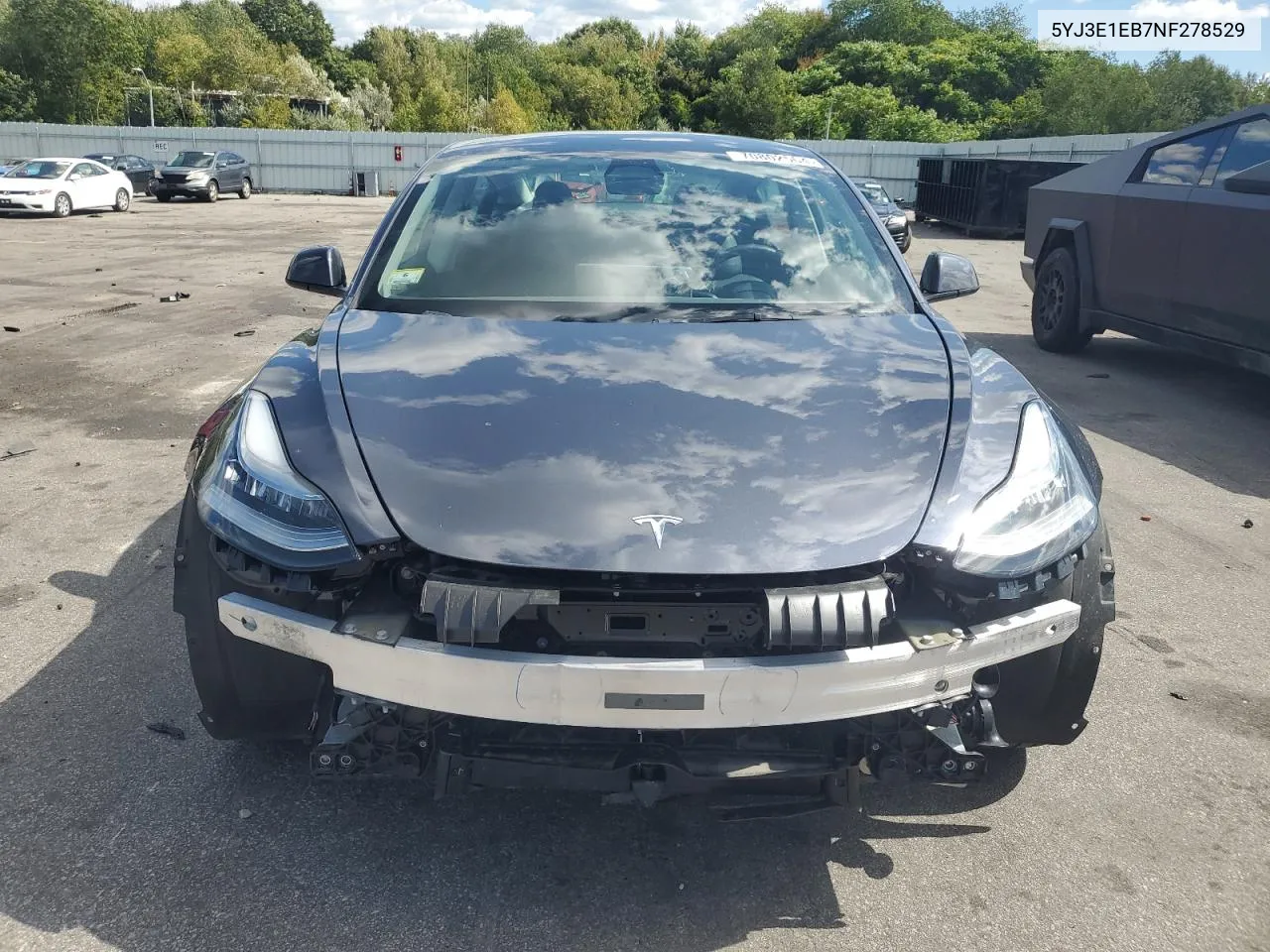 5YJ3E1EB7NF278529 2022 Tesla Model 3