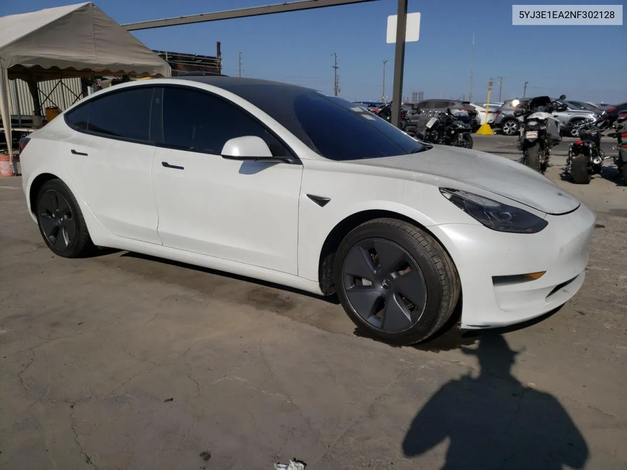 5YJ3E1EA2NF302128 2022 Tesla Model 3