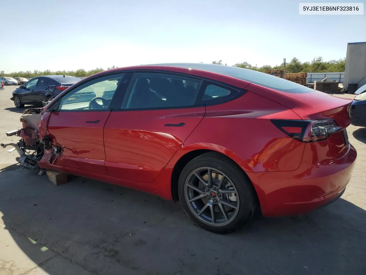 5YJ3E1EB6NF323816 2022 Tesla Model 3