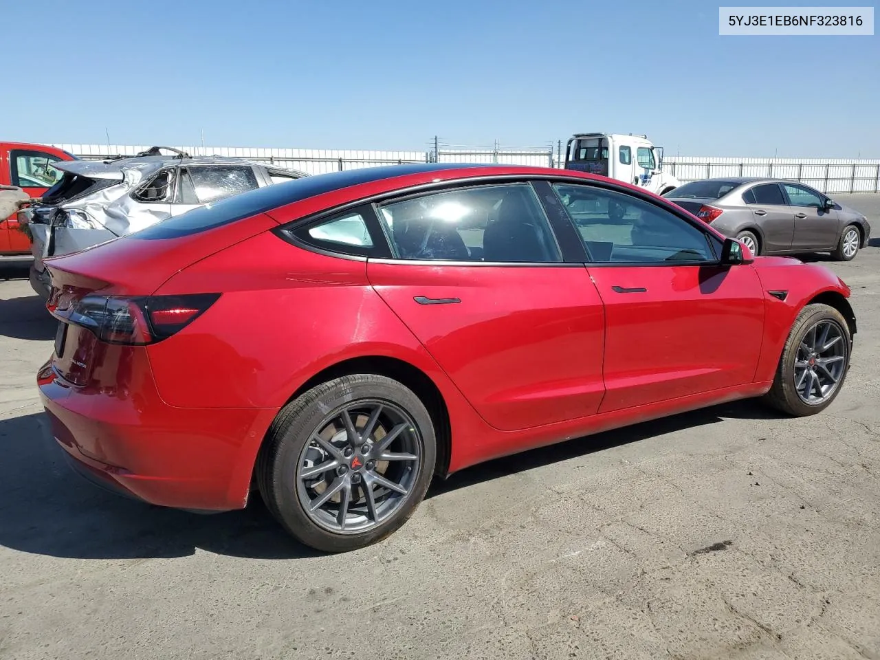 5YJ3E1EB6NF323816 2022 Tesla Model 3