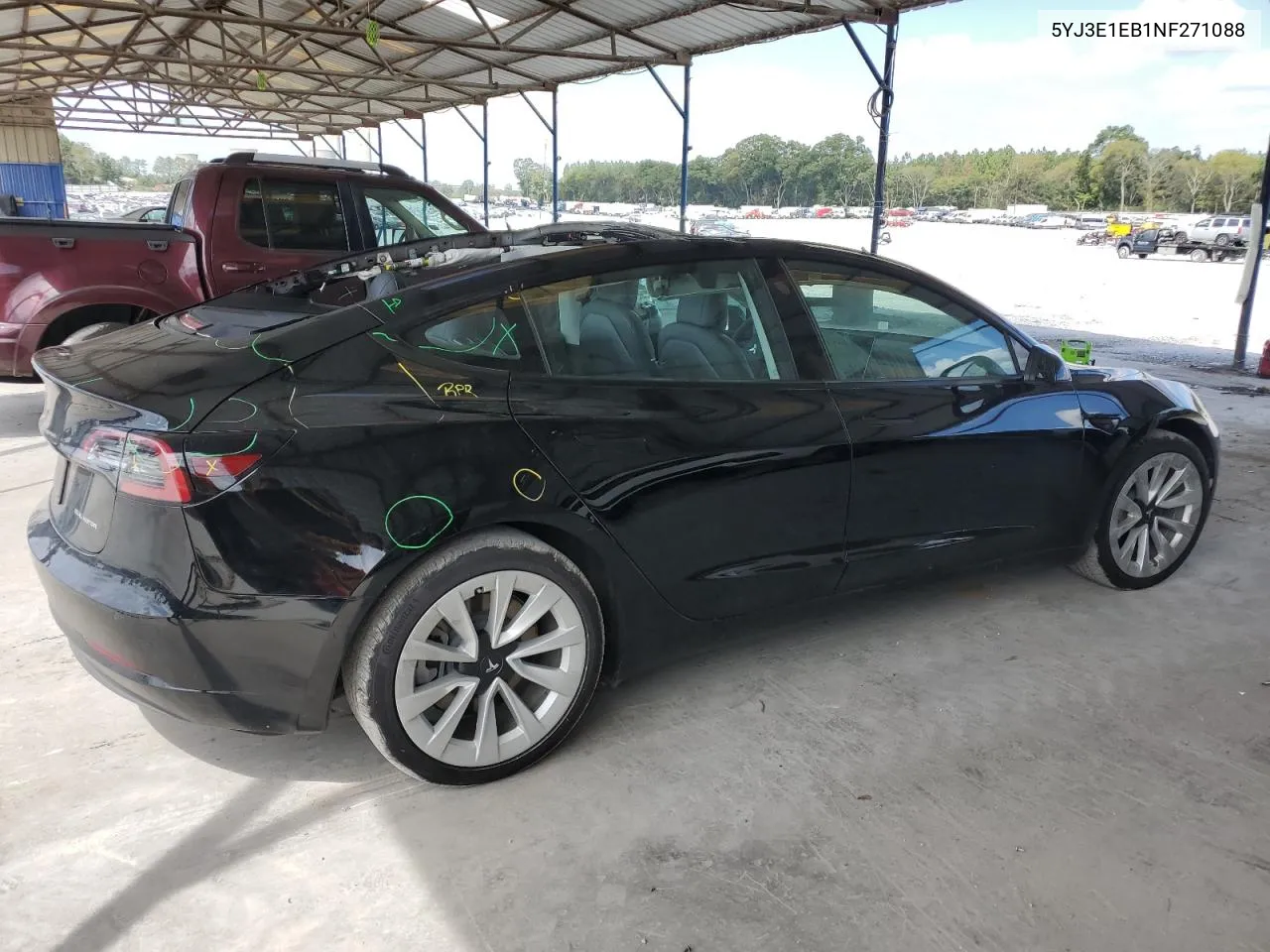 2022 Tesla Model 3 VIN: 5YJ3E1EB1NF271088 Lot: 70955264