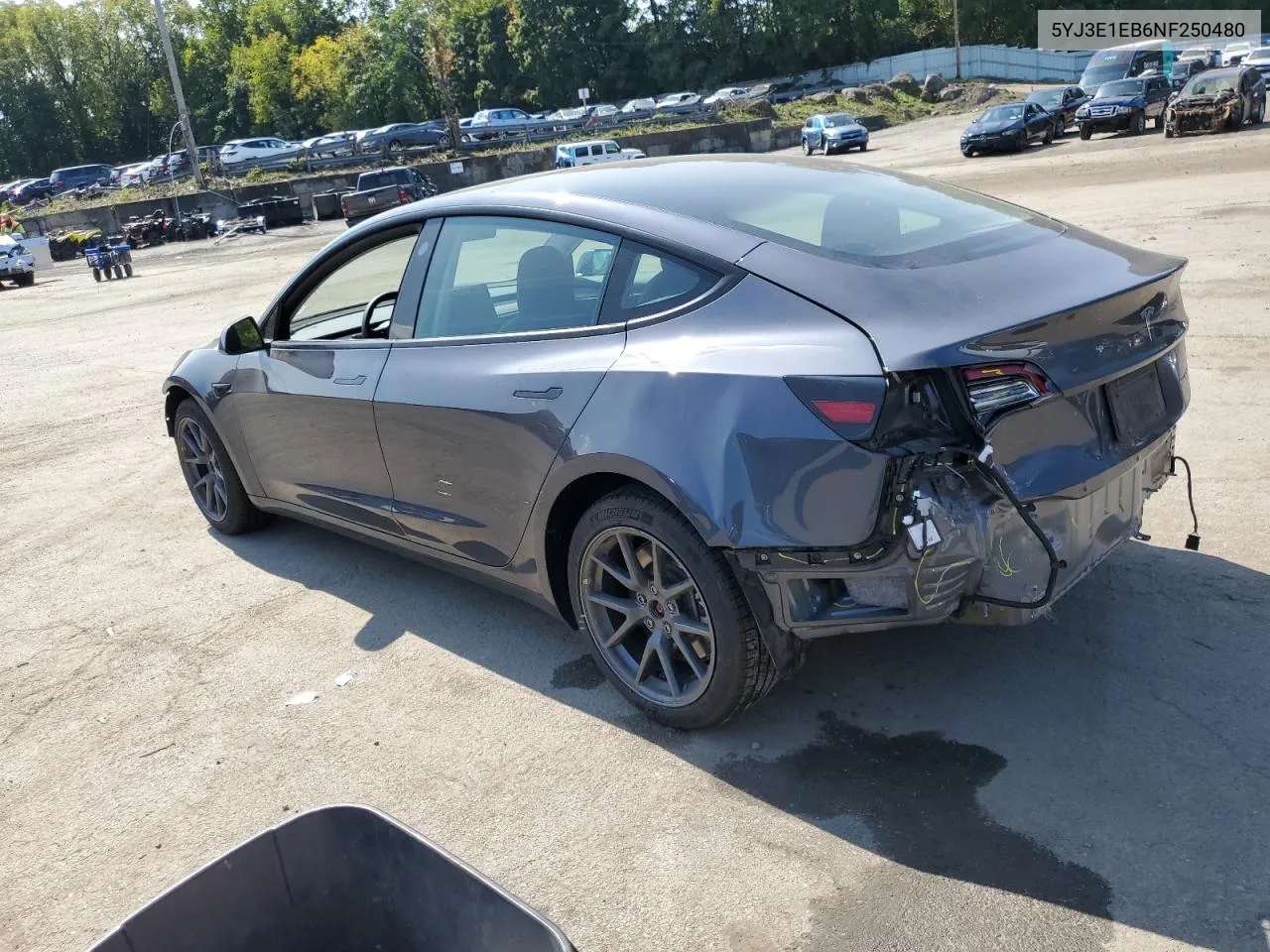 5YJ3E1EB6NF250480 2022 Tesla Model 3