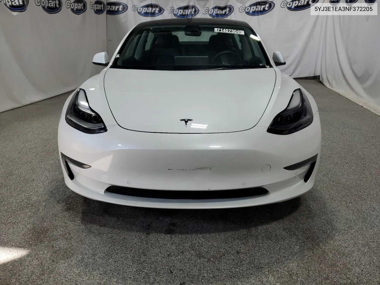 2022 Tesla Model 3 VIN: 5YJ3E1EA3NF372205 Lot: 71407304