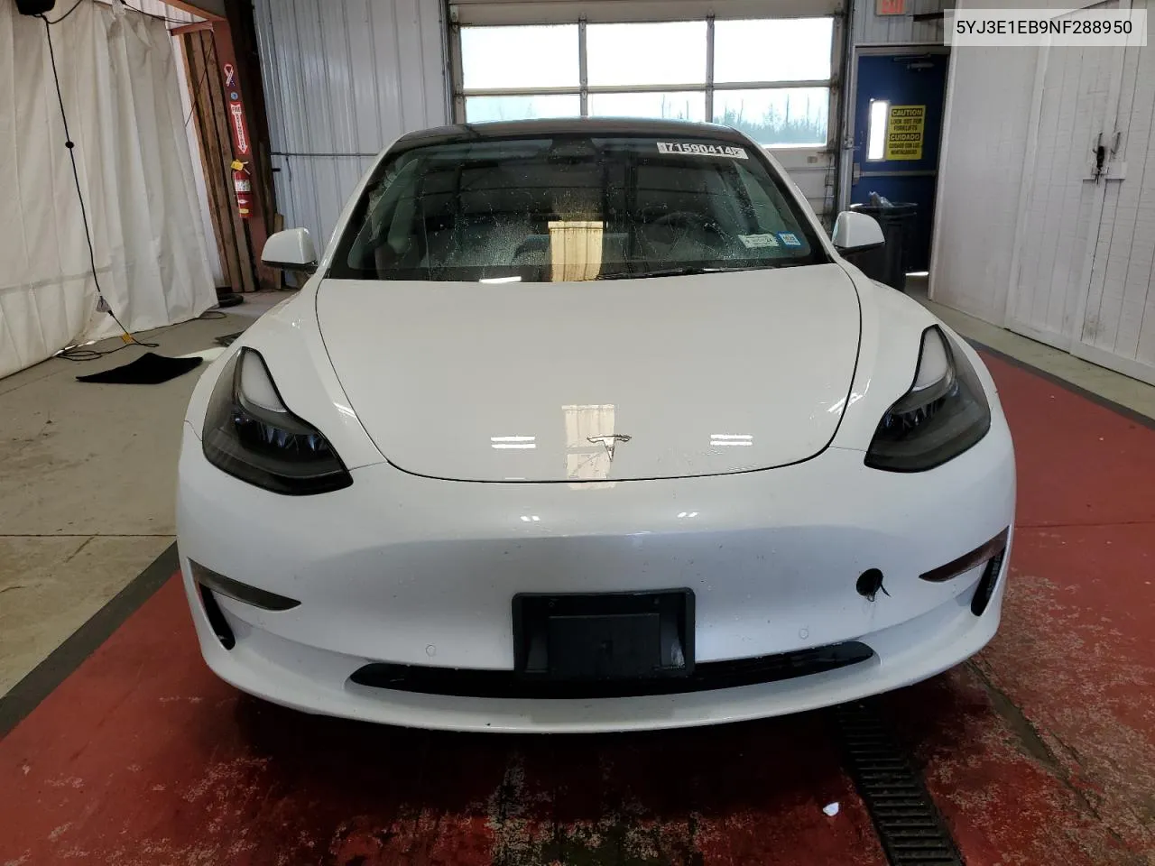 2022 Tesla Model 3 VIN: 5YJ3E1EB9NF288950 Lot: 71590414