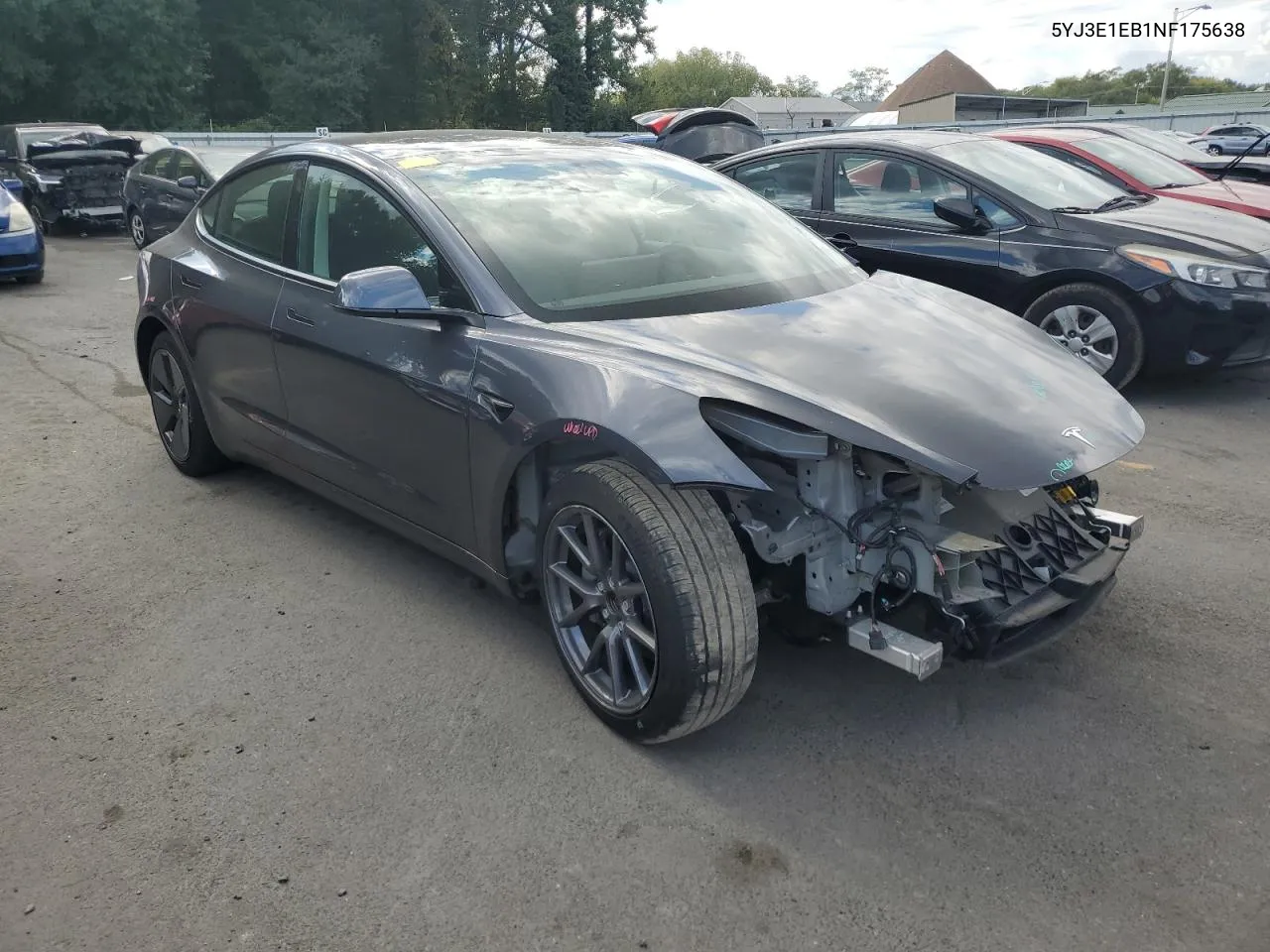 5YJ3E1EB1NF175638 2022 Tesla Model 3