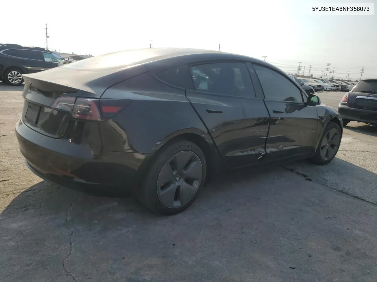 2022 Tesla Model 3 VIN: 5YJ3E1EA8NF358073 Lot: 71669854