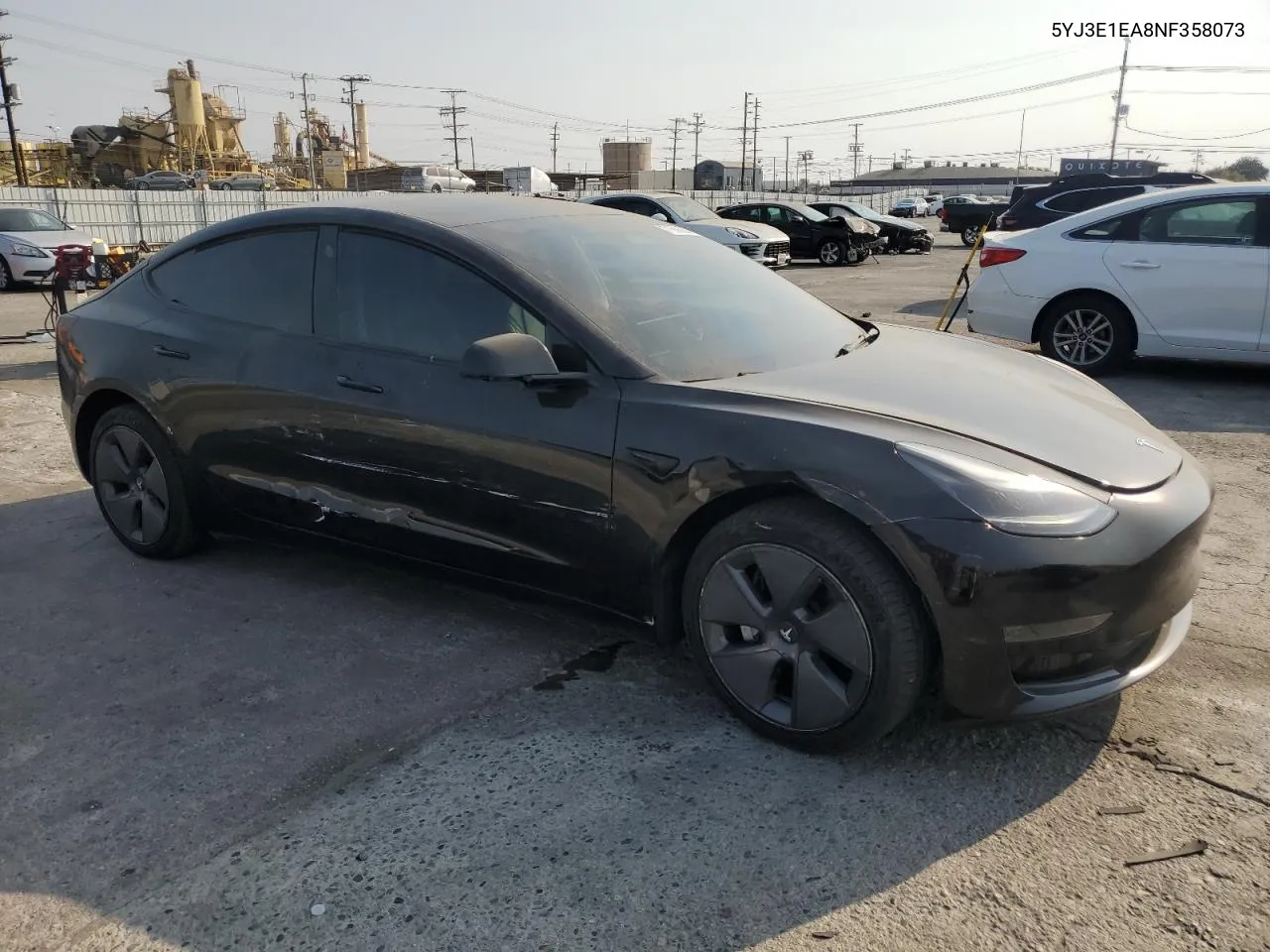 5YJ3E1EA8NF358073 2022 Tesla Model 3