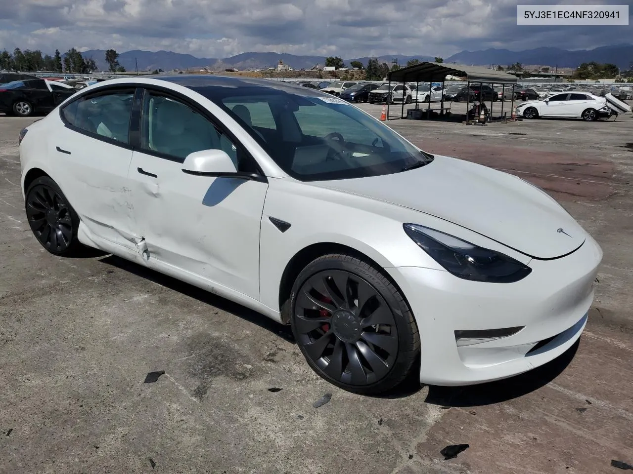 5YJ3E1EC4NF320941 2022 Tesla Model 3