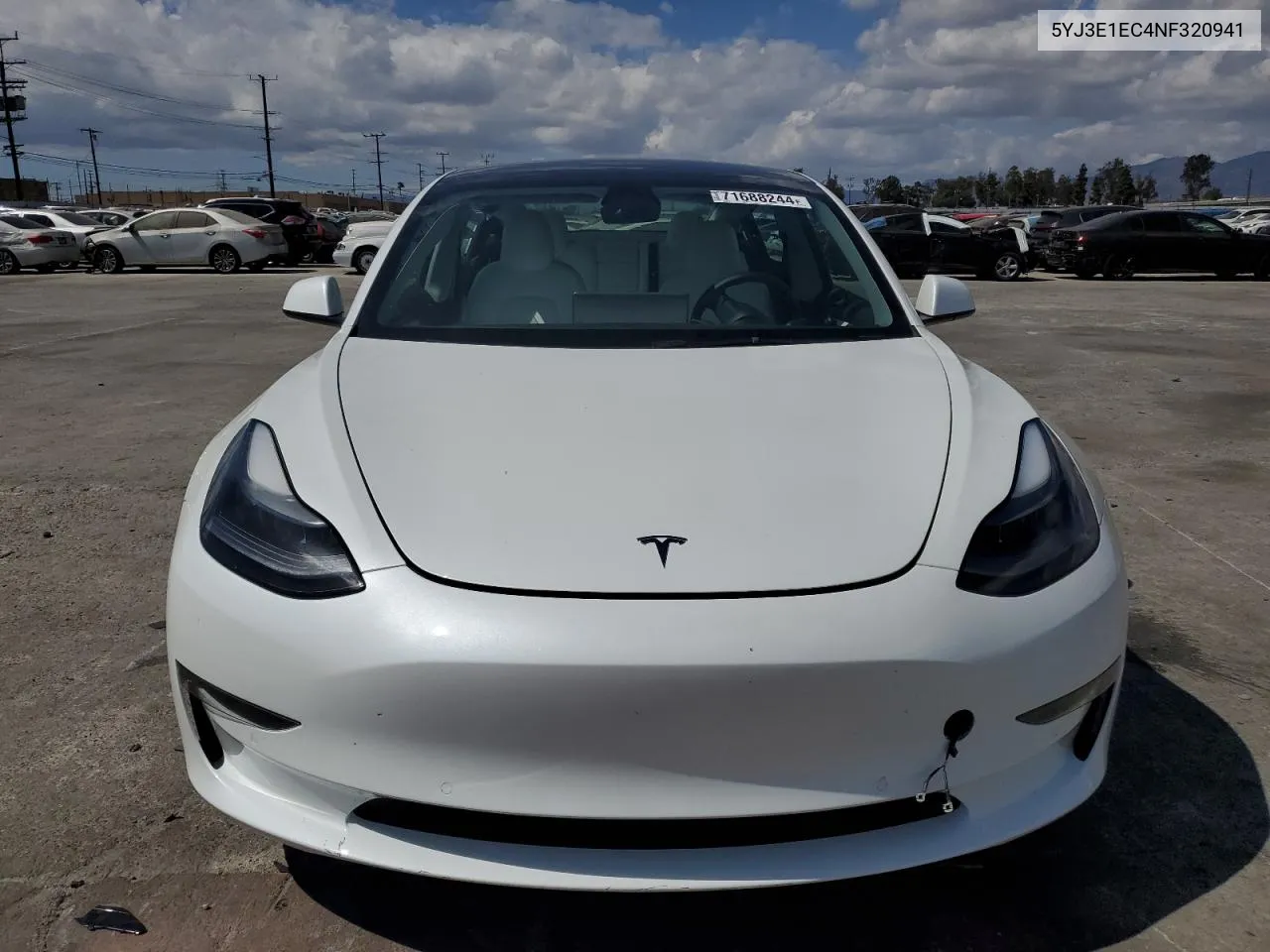 2022 Tesla Model 3 VIN: 5YJ3E1EC4NF320941 Lot: 71688244