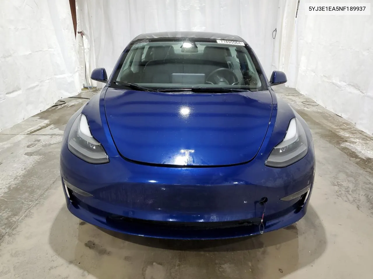 2022 Tesla Model 3 VIN: 5YJ3E1EA5NF189937 Lot: 71895564