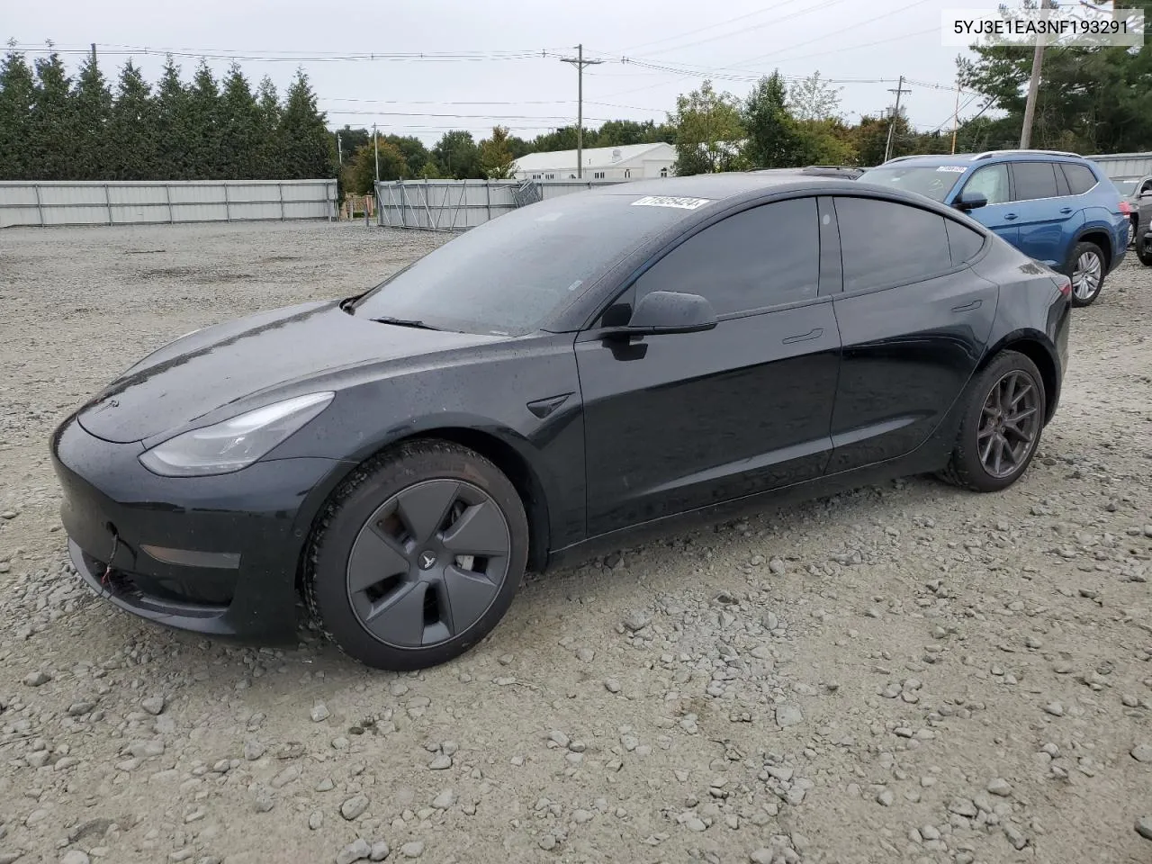 5YJ3E1EA3NF193291 2022 Tesla Model 3