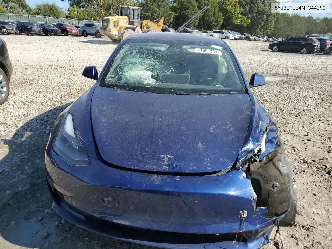 5YJ3E1EB4NF344390 2022 Tesla Model 3