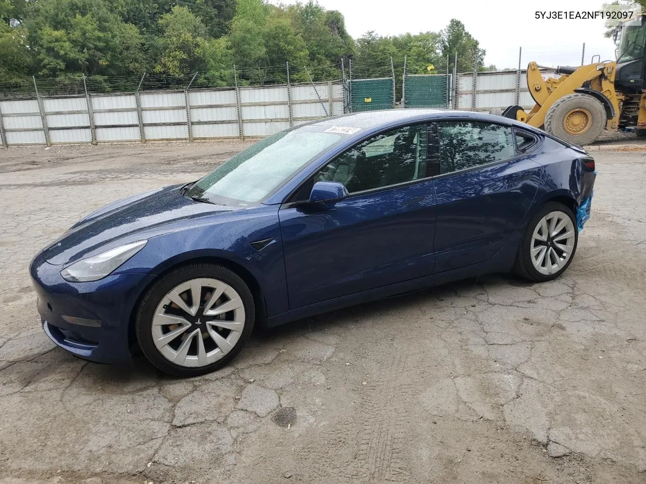 2022 Tesla Model 3 VIN: 5YJ3E1EA2NF192097 Lot: 71992374