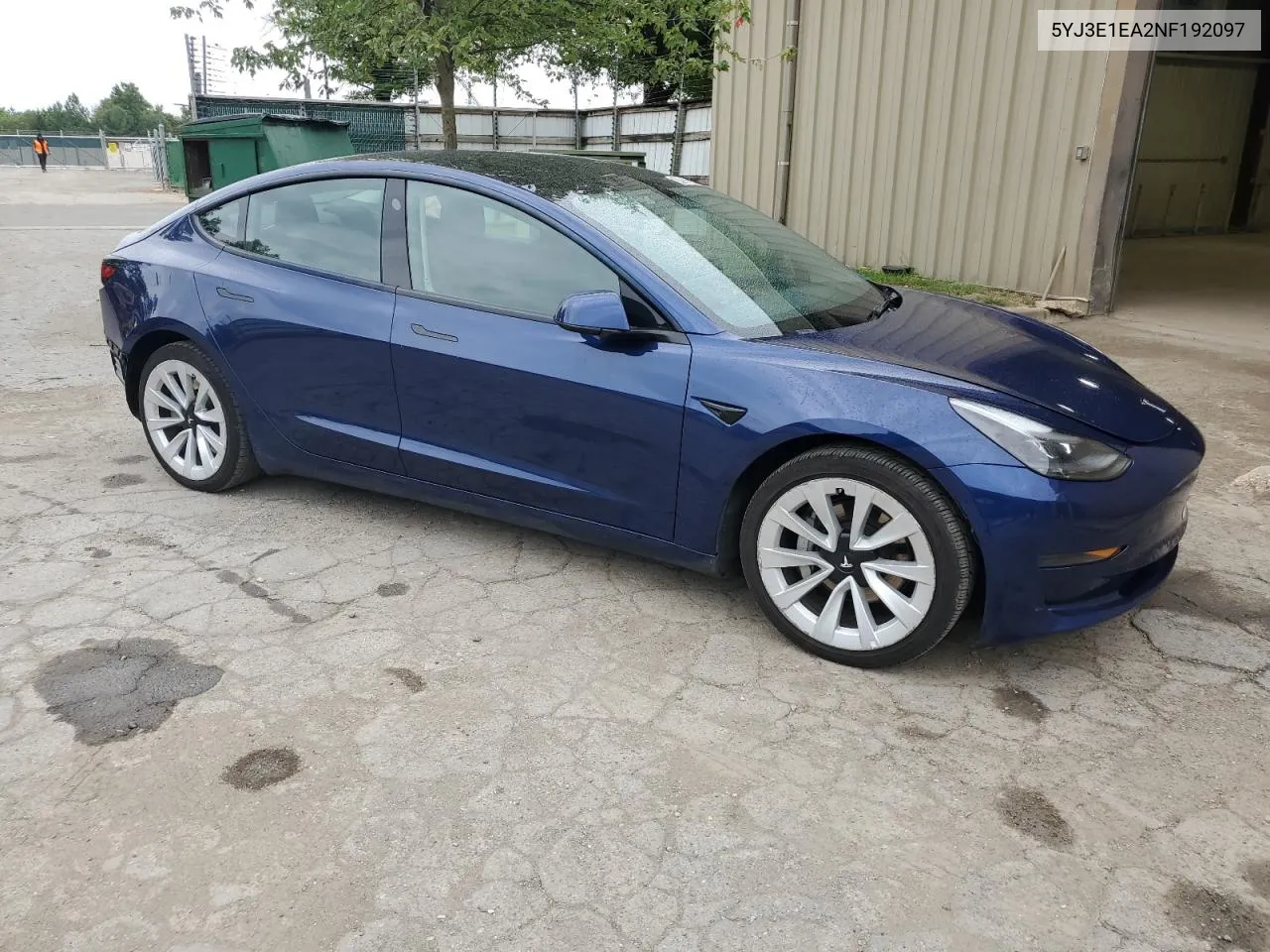 2022 Tesla Model 3 VIN: 5YJ3E1EA2NF192097 Lot: 71992374