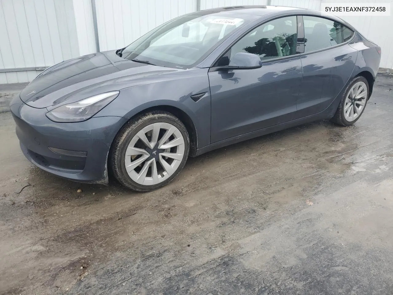 2022 Tesla Model 3 VIN: 5YJ3E1EAXNF372458 Lot: 72011044