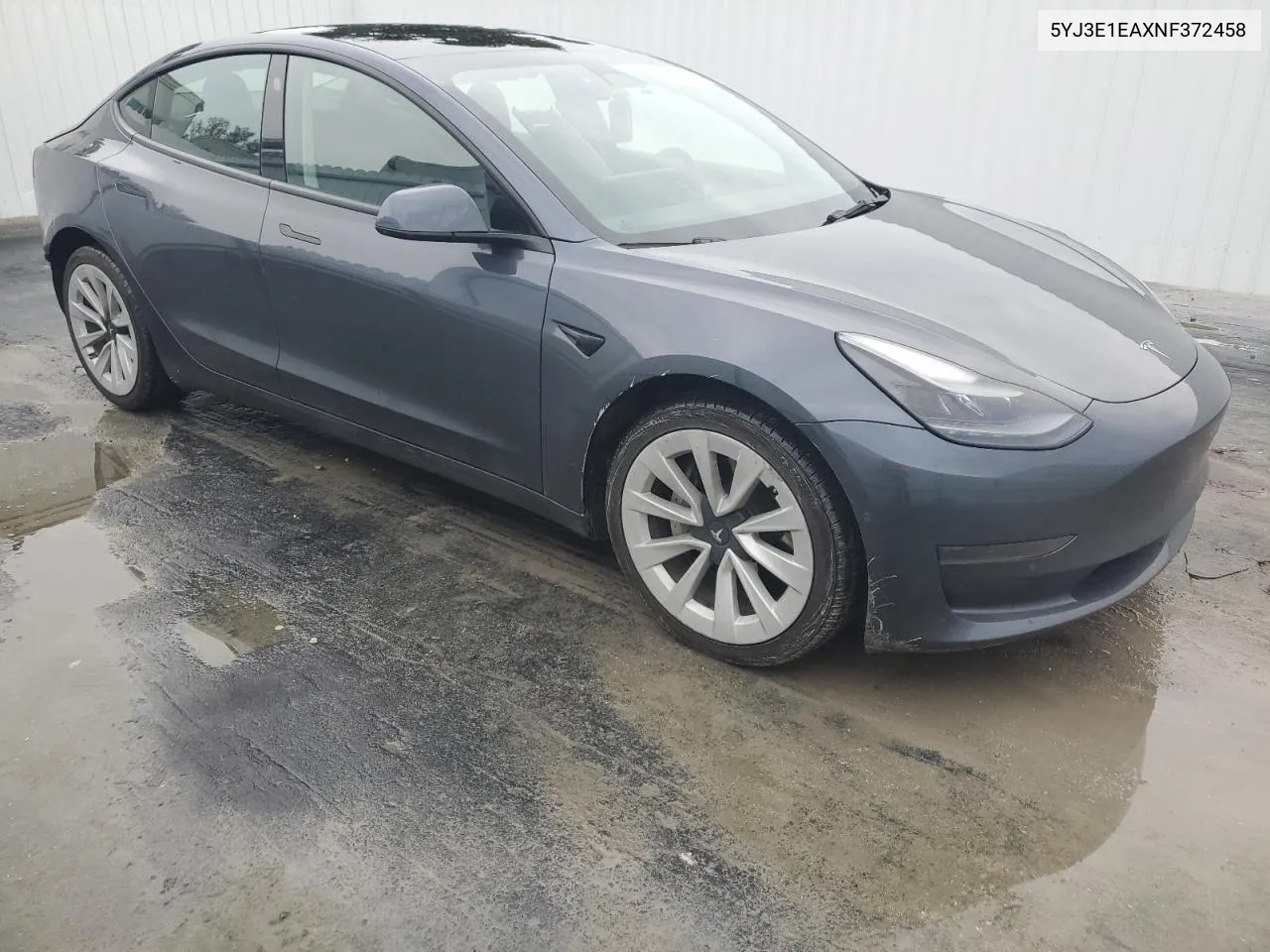 2022 Tesla Model 3 VIN: 5YJ3E1EAXNF372458 Lot: 72011044