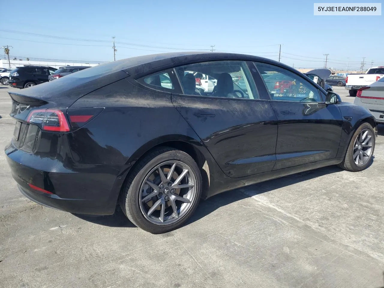 2022 Tesla Model 3 VIN: 5YJ3E1EA0NF288049 Lot: 72069604