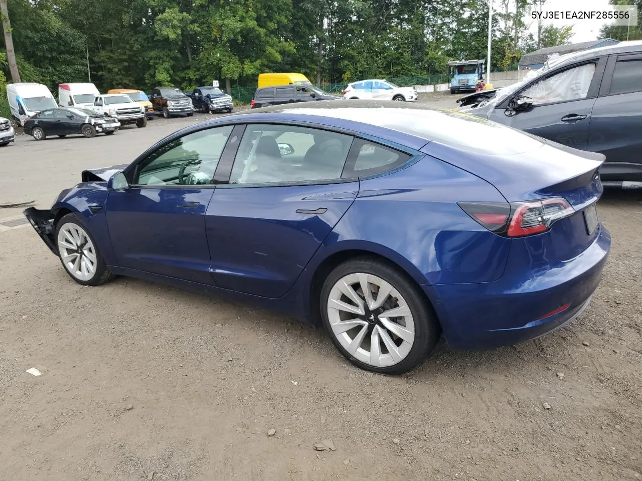 5YJ3E1EA2NF285556 2022 Tesla Model 3