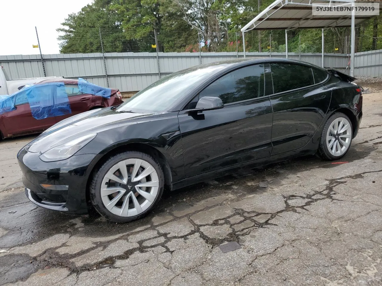 2022 Tesla Model 3 VIN: 5YJ3E1EB7NF179919 Lot: 72364584