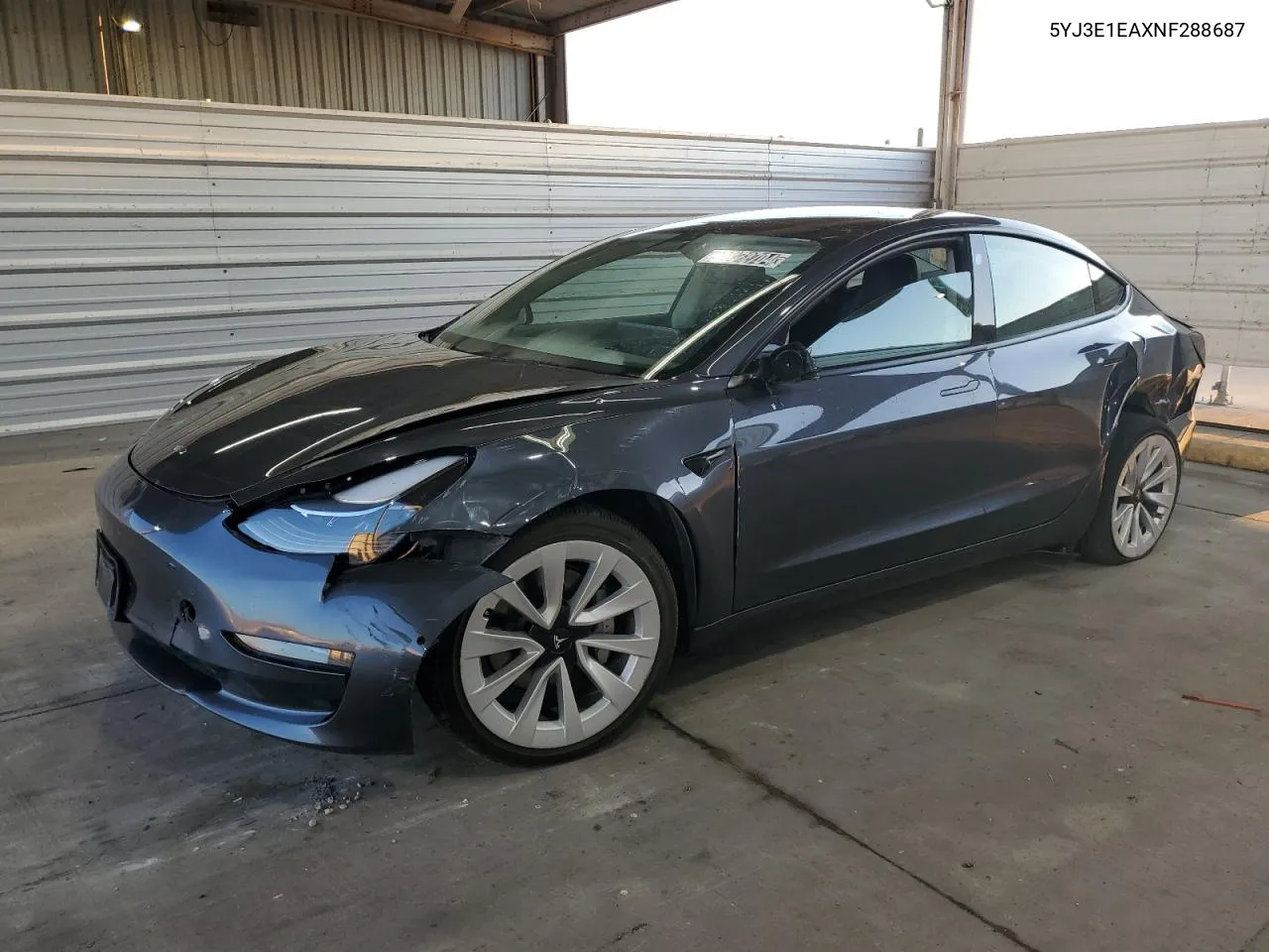 5YJ3E1EAXNF288687 2022 Tesla Model 3