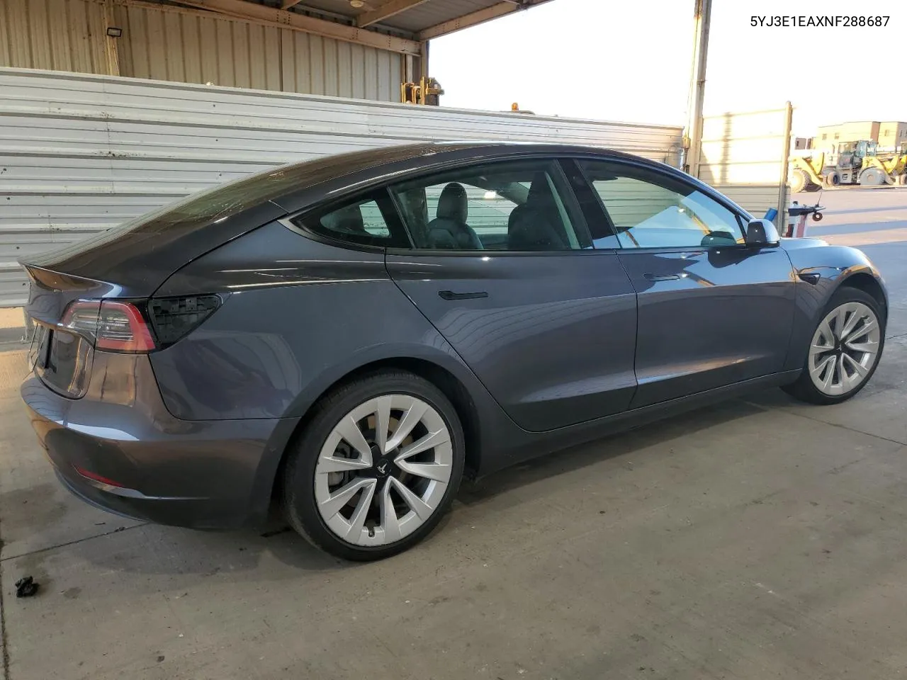 2022 Tesla Model 3 VIN: 5YJ3E1EAXNF288687 Lot: 72372704