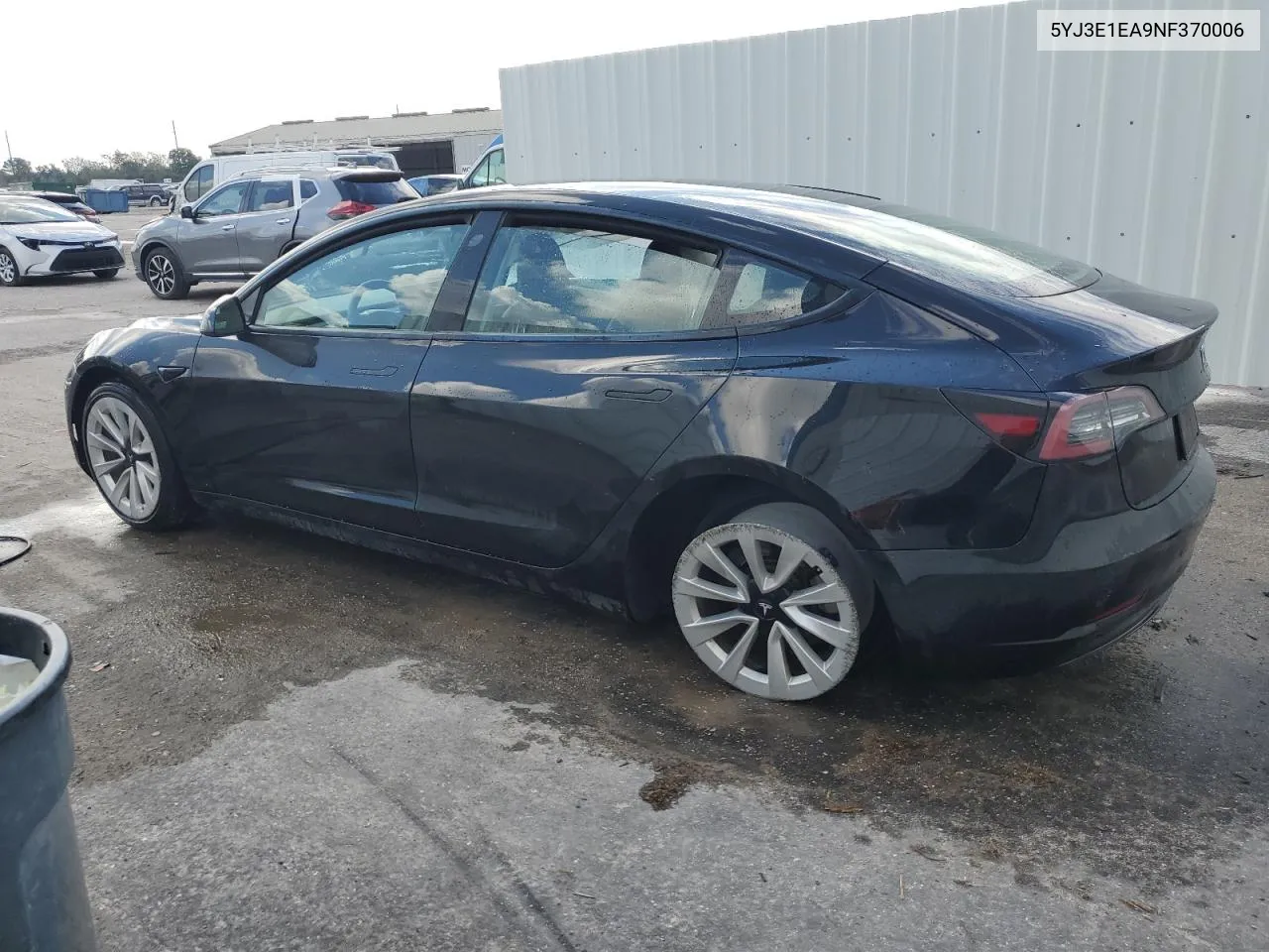 2022 Tesla Model 3 VIN: 5YJ3E1EA9NF370006 Lot: 72398504