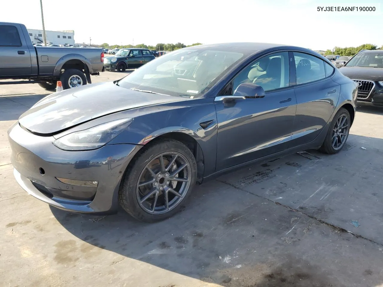 2022 Tesla Model 3 VIN: 5YJ3E1EA6NF190000 Lot: 40782930